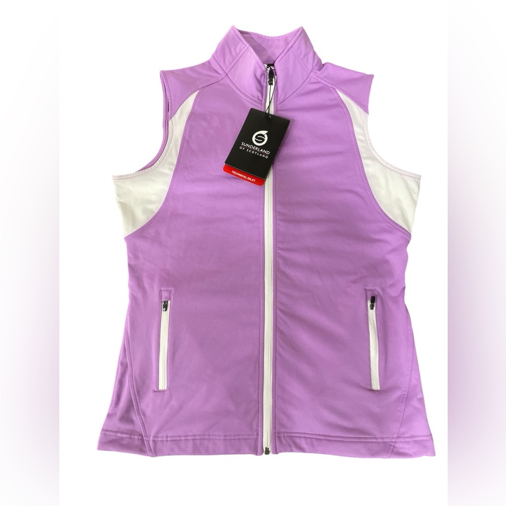 Sporty Women's Lavender and White Vest